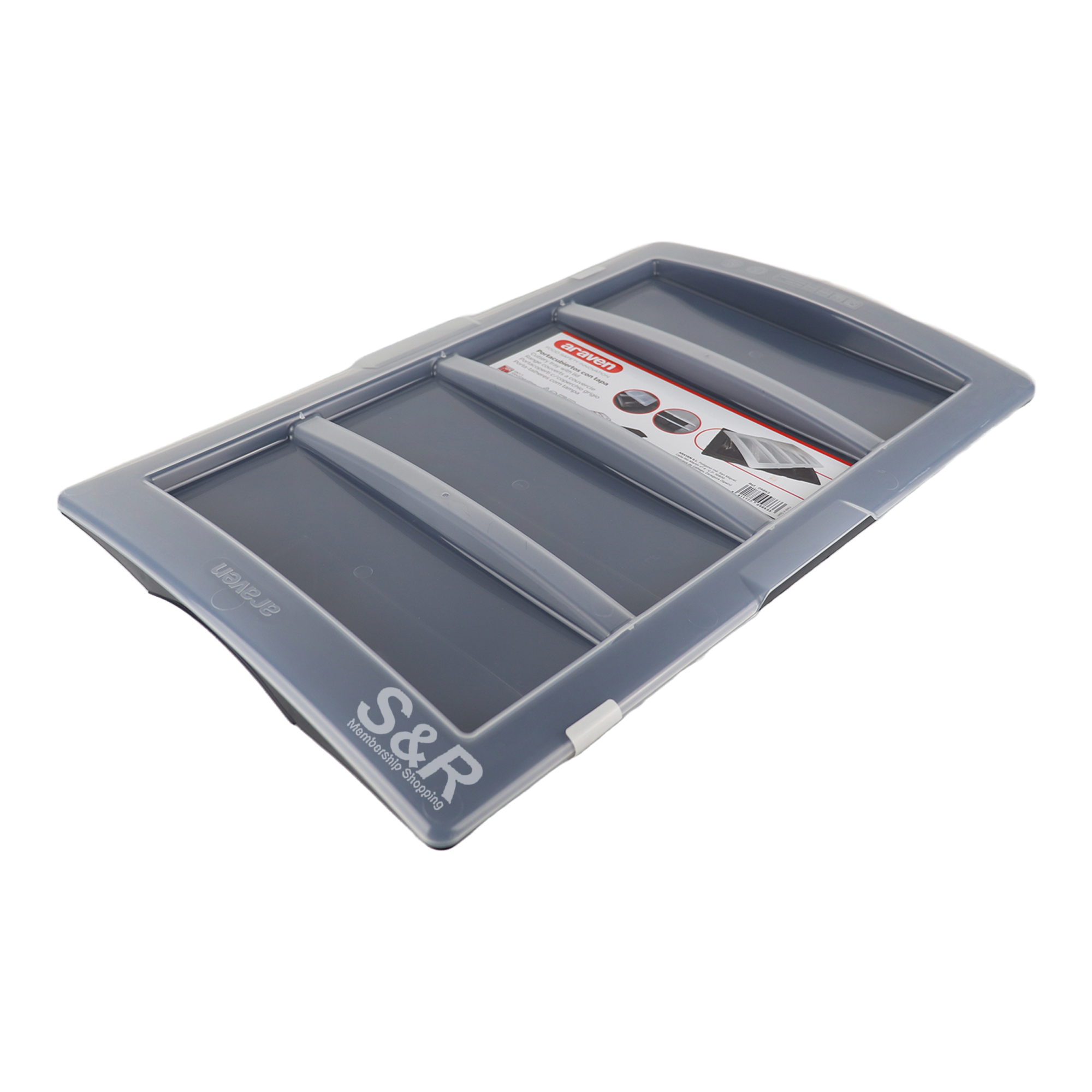 Araven Cutlery Tray with Lid Araven Cutlery Tray with Lid